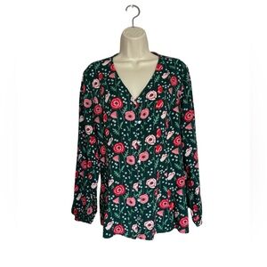 Matilda Jane Green Floral Blouse